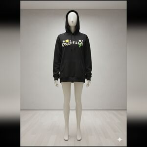 Black Coachella '23 Hoodie with Graphic